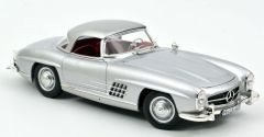 NOREV183890 - Voiture de 1957 couleur Argent - MERCEDES 300 SL Roadster