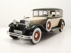 MOD18410 - Voiture de 1928 de couleur beige et vert foncé - MERCEDES 460/460 K W08