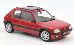 NOREV184848 - Voiture de 1991 couleur rouge - PEUGEOT 205 GTi 1.9 PTS Rims