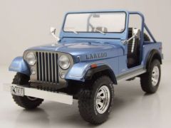MOD18553 - Voiture de 1980 couleur bleu - JEEP CJ-7 Laredo