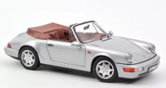 NOREV187330 - Voiture cabriolet de 1990 couleur Argent - PORSCHE 911 Carrera 2