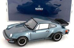 NOREV187667 -  Voiture de couleur bleu métallique - PORSCHE 911 Turbo 3.3