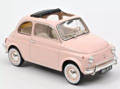 NOREV187774 - Voiture de 1968 couleur rose – FIAT 500 L