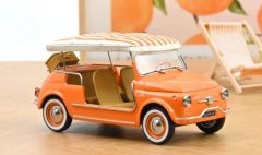 NOREV187791 - Voiture de 1965 couleur orange - FIAT 500 Jolly