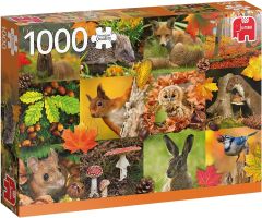 Puzzle les animaux de l'automne – 1000 pièces