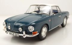 NOREV188646 - Voiture de 1961 couleur bleu et blanche - VW Karmann Ghia 1500 Type 34
