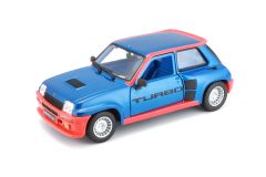BUR21088 - Voiture de 1982 Rouge et bleue – RENAULT 5 Turbo