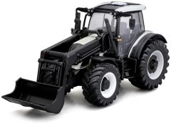 BUR31637 - Tracteur à friction avec chargeur de couleur blanc - VALTRA N174