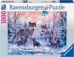 RAV191468 - Puzzle Les loups d'arctiques – 1000 pièces
