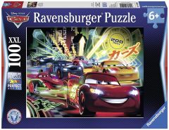 RAV105205 - Puzzle CARS course nocturne – 100 Pièces