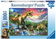 RAV106653 - Puzzle Au temps de dinosaure – 100 Pièces