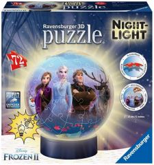 RAV111411 - Puzzle 3D veilleuse La Reine Des Neiges – 72 Pièces