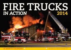 CAL211561 - Calendrier 2014 camion de pompiers Américain