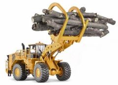 TON10011 - CATERPILLAR 988K chargeuse sur pneus avec pince forestière grumes non inclus