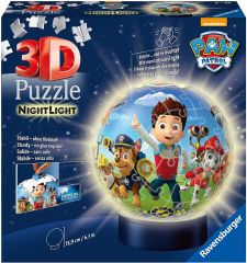 RAV118427 - Puzzle 3D veilleuse PAT PATROUILLE – 72 Pièces