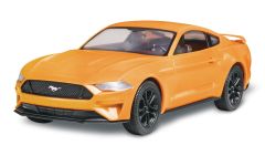 REV11996 - Maquette à assembler – FORD MUSTANG GT 2018 de couleur Orange