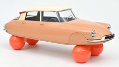 NOREV121567 - Voiture de 1959 couleur écaille blonde - CITROEN DS 19 sur ballons