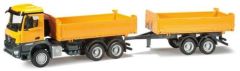 HER302524 - Camion benne avec remorque - MERCEDES Arocs 6x4