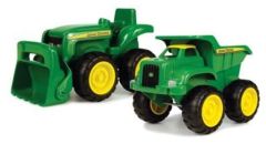 BRI42952 - Tracteur avec chargeur et Dumper John Deere