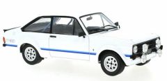 WBXWB124088 - Voiture de 1989 couleur bleue et blanche – FORD Escort MKII RS 1800