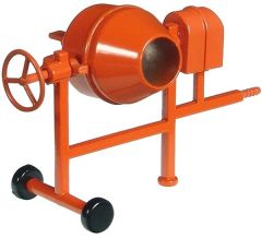 NZG506/2165 - Bétonnière miniature pour diorama couleur orange de longueur 4cm