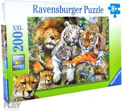 RAV127214 - Puzzle La sieste des félins – 200 Pièces