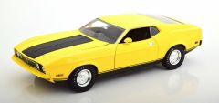 GREEN12910 - Voiture de 1971 couleur jaune - FORD Mustang mach 1 Eleanor 1971 60 SECONDES CHRONO