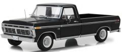 GREEN12963 - Voiture utilitaire version pick-up FORD F-100 de 1973 de couleur noir