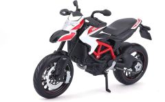 MST13015 - Moto de 2013 blanche rouge et noire – DUCATI Hypermotard