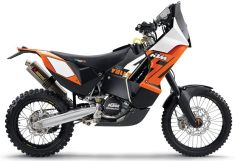 MST13067 - Moto de couleur orange et noire – KTM cycle 450 rally