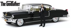 GREEN13531 - CADILLAC du film le parrain avec la figurine DON CORLEONE