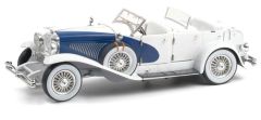 GREEN13589 - Voiture de 1934 couleur blanche et bleue – DUESENBERG II SJ