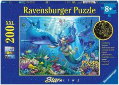 RAV136780 - Puzzle fluorescent 200 Pièces paradis sous-marin – 200 Pièces