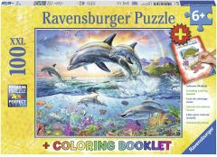 RAV136971 - Puzzle Le monde sous-marin coloré de 100 Pièces