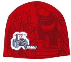 BON13CIHK015-TOD - Bonnet tracteur rouge CASE IH enfant