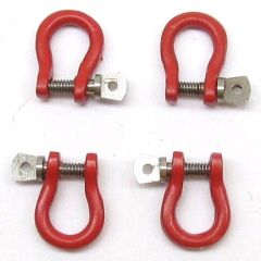 YCC632-1 - Set de 10 manilles en miniature 100 tonnes de couleur rouge