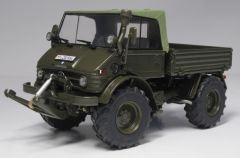 WEI2025 - MERCEDES BENZ UNIMOG 406 military version équipé d'un relevage avant édité à 500 unités