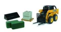 BRI42992 - Mini chargeur à pneu avec accessoires John Deere
