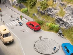 Accessoire pour Diorama - Ensemble d'îles de trafic avec accessoires