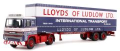 CORCC15306 - Camion semi remorque SCANIA 111 4X2 remorque 3 essieux rouge/bleu/blanc LLOYDS OF LUDLOW