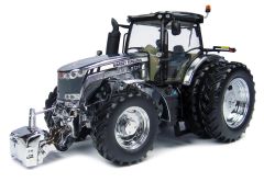 UH4860 - Tracteur MASSEY FERGUSON 8737 version US chromé avec jumelage