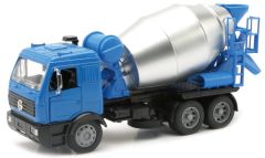 NEW10523B - Camion toupie de couleurs bleu et gris - MERCEDES Actros