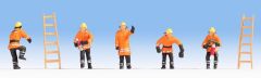 NOC15022 - Figurines et accessoires - Pompiers en vêtements de sécurité Orange