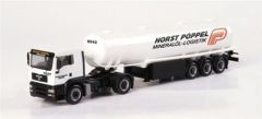 HER150484 - Camion avec citerne à essence HORST PÖPPEL – Man TGA L 4x2