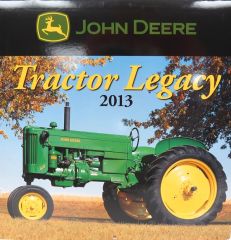 CAL195554 - Calendrier 2013 JOHN DEERE Tracteir legacy