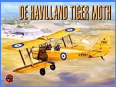 IES03P - Plaque en métal - De havilland tiger moth