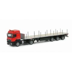HER152068 - Camion avec plateau NOOTEBOOM – Mercedes Axor 4x2
