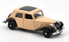 NOREV153007 - Voiture de 1934 couleur beige et noire – CITROEN 7A