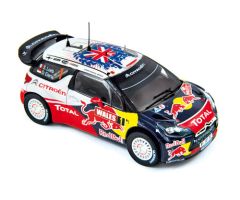 NOREV155353 - Voiture de rallye CITROEN DS3 WRC Redbull rallye GB 2011 équipage Loeb Elena