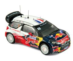 NOREV155356 - Voiture de rallye CITROEN DS3 WRC World Champion Rallye de France 2012  équipage Loeb / Elena
